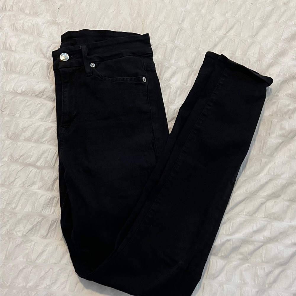 Good American - Good Legs black skinny jeans
